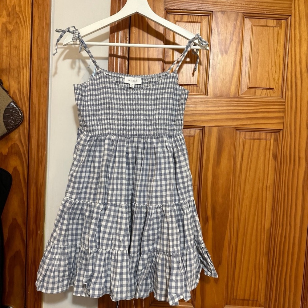 NWOT Mable Plaid mini dress
